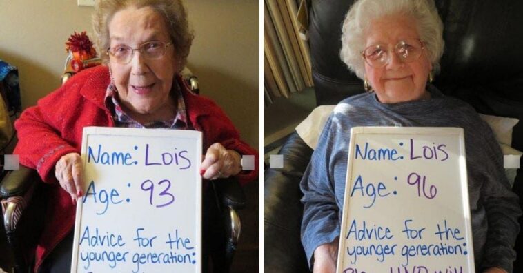 vovós mandam mensagens positivas