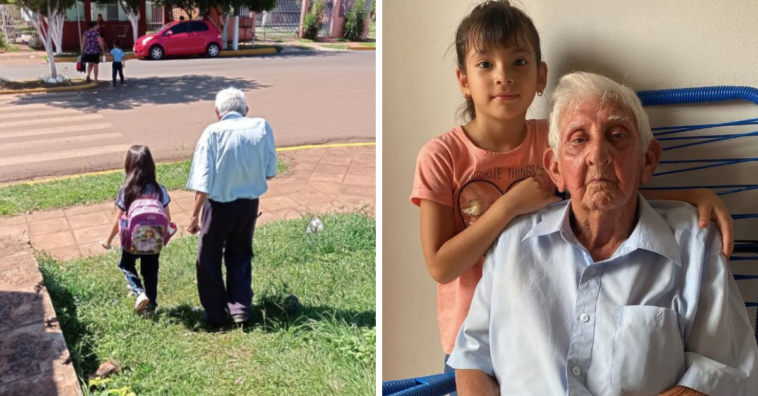 idoso de 88 anos bisneta